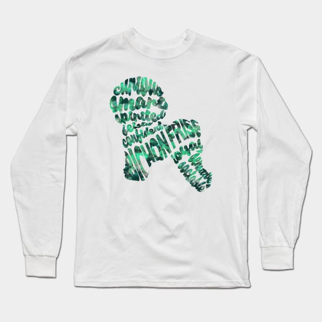 Bichon Frise Long Sleeve T-Shirt by inspirowl